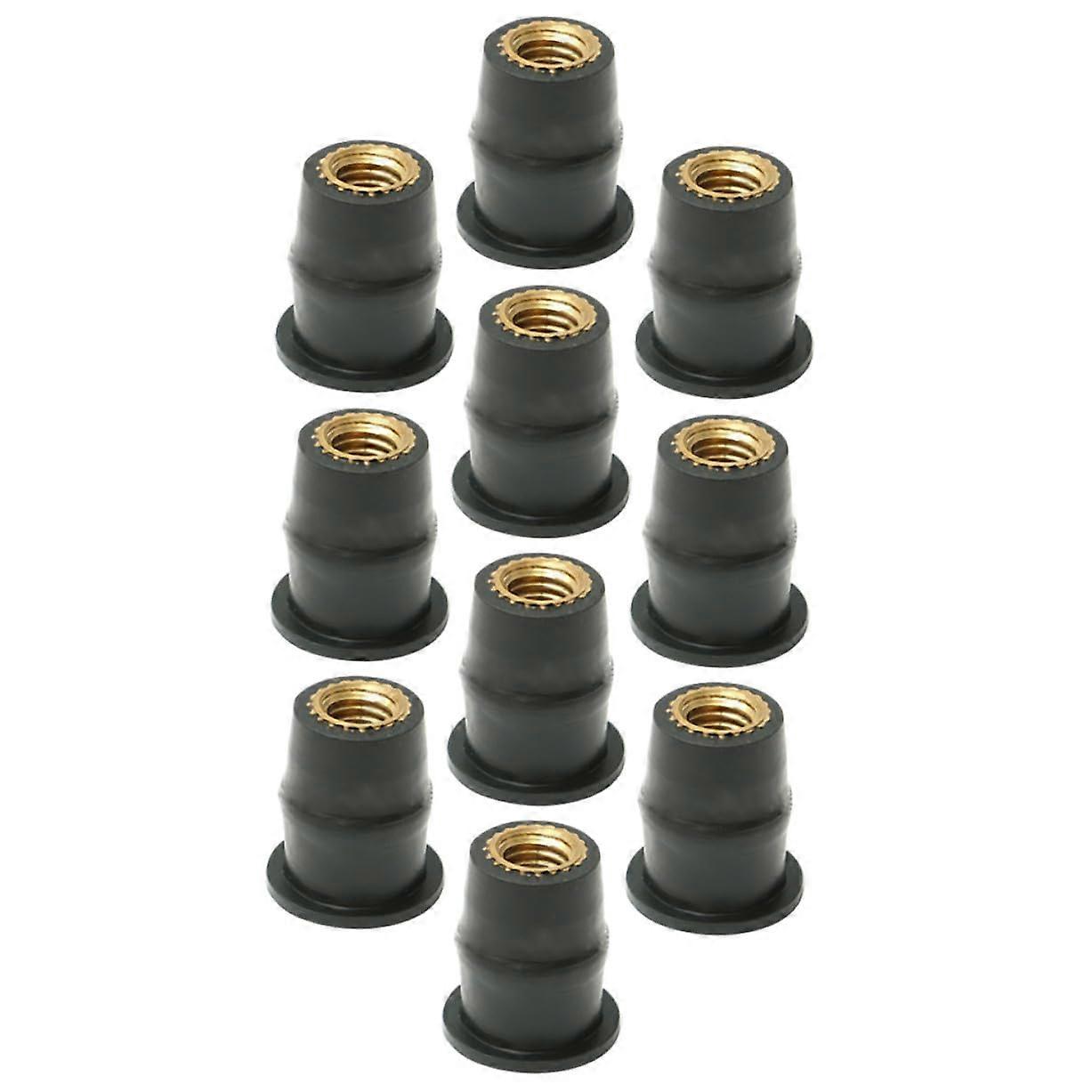 10Pcs Metric Motorcycle Windscreen Fasteners and Windshield Nuts for Quick Durable