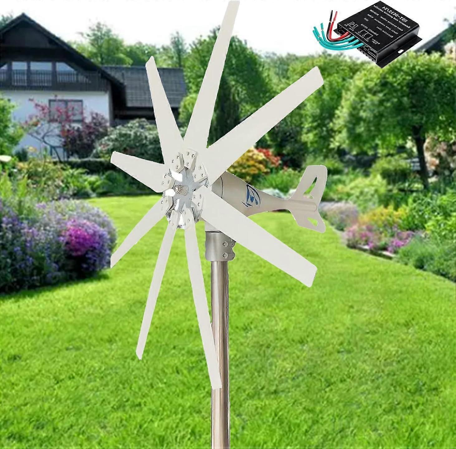 14000W Home Wind Turbine Generator Kit 12V/24V/48V with Charge Controller Low Wind Start