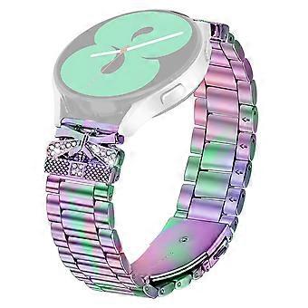 Ersatzarmband für Coros Apex 2 Schmetterling Strass Dekor Metallarmband