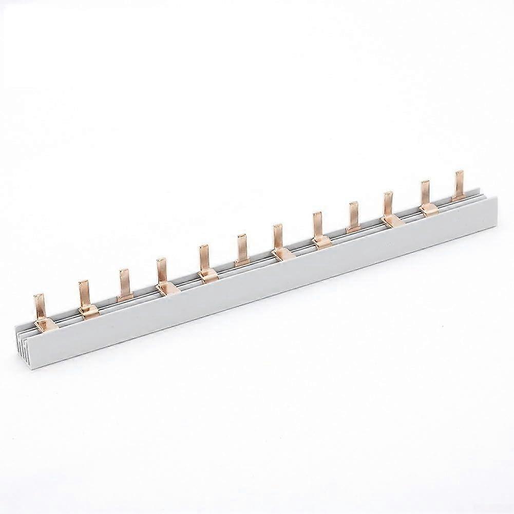 63A Copper Busbar Connector for DPN, 12 Module Horizontal Power Comb Splitter, Insulated  Current Copper
