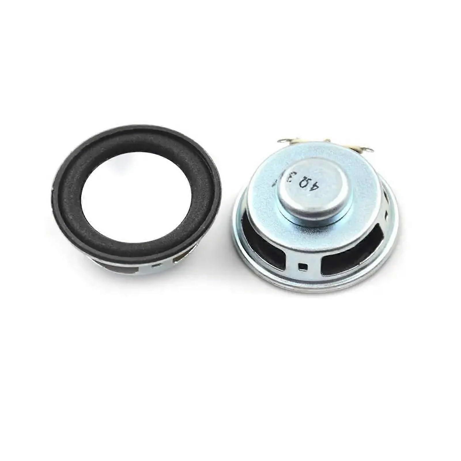 2pcs Mini Speaker 3W 4 Ohm 5cm Compact Small Loudspeaker for Easy Installation and Replacement