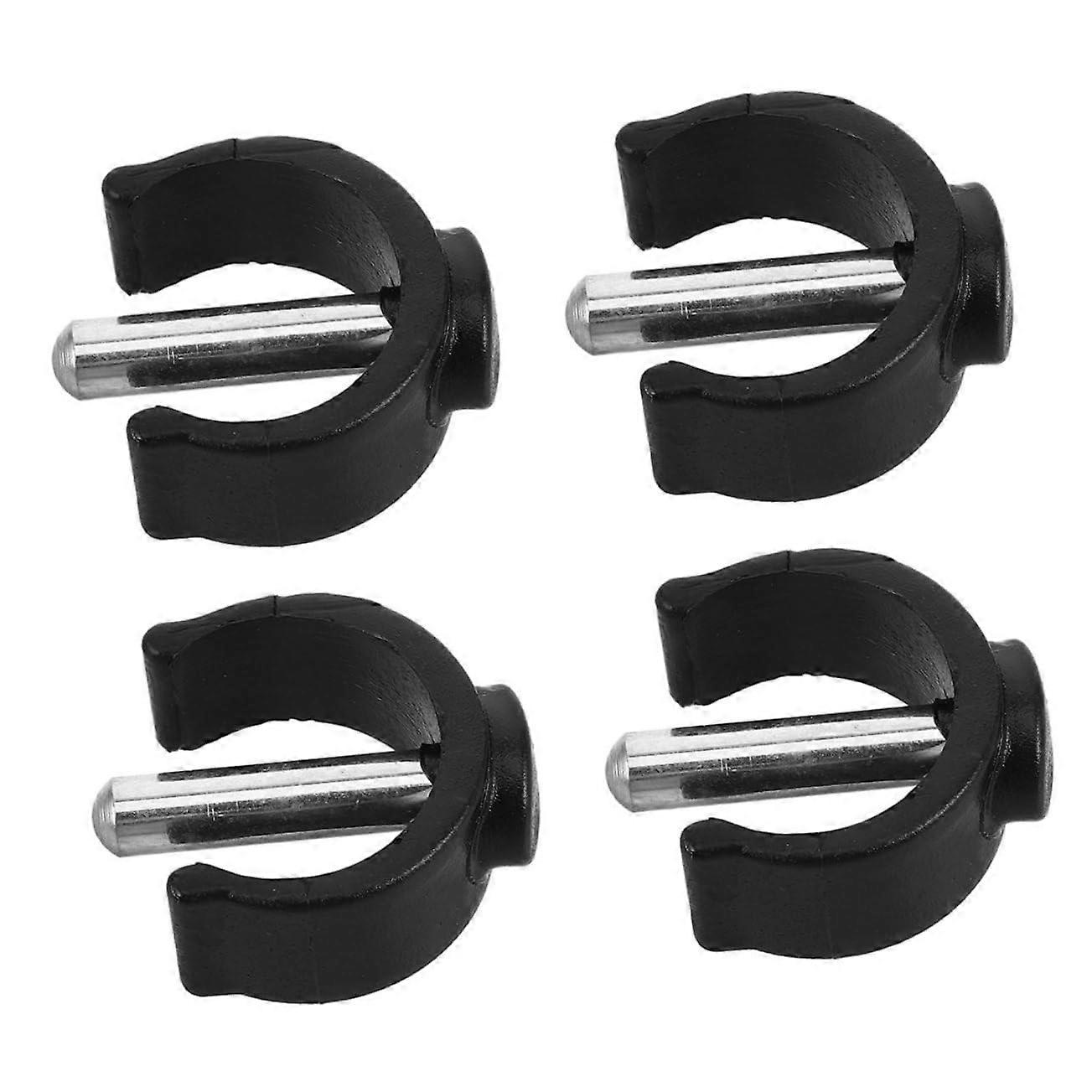Walking Stick Pin Lock Clamp Set, Secure CShape Latch for Trekking Pole and Cane Replacement