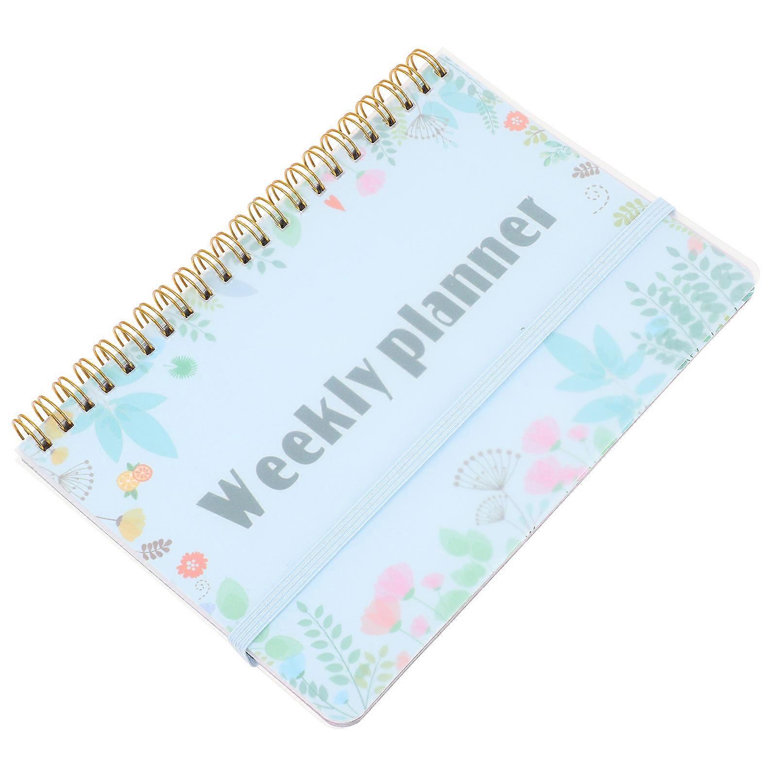 Schedule Notebook for Daily Planning Notepad English Portable Planner