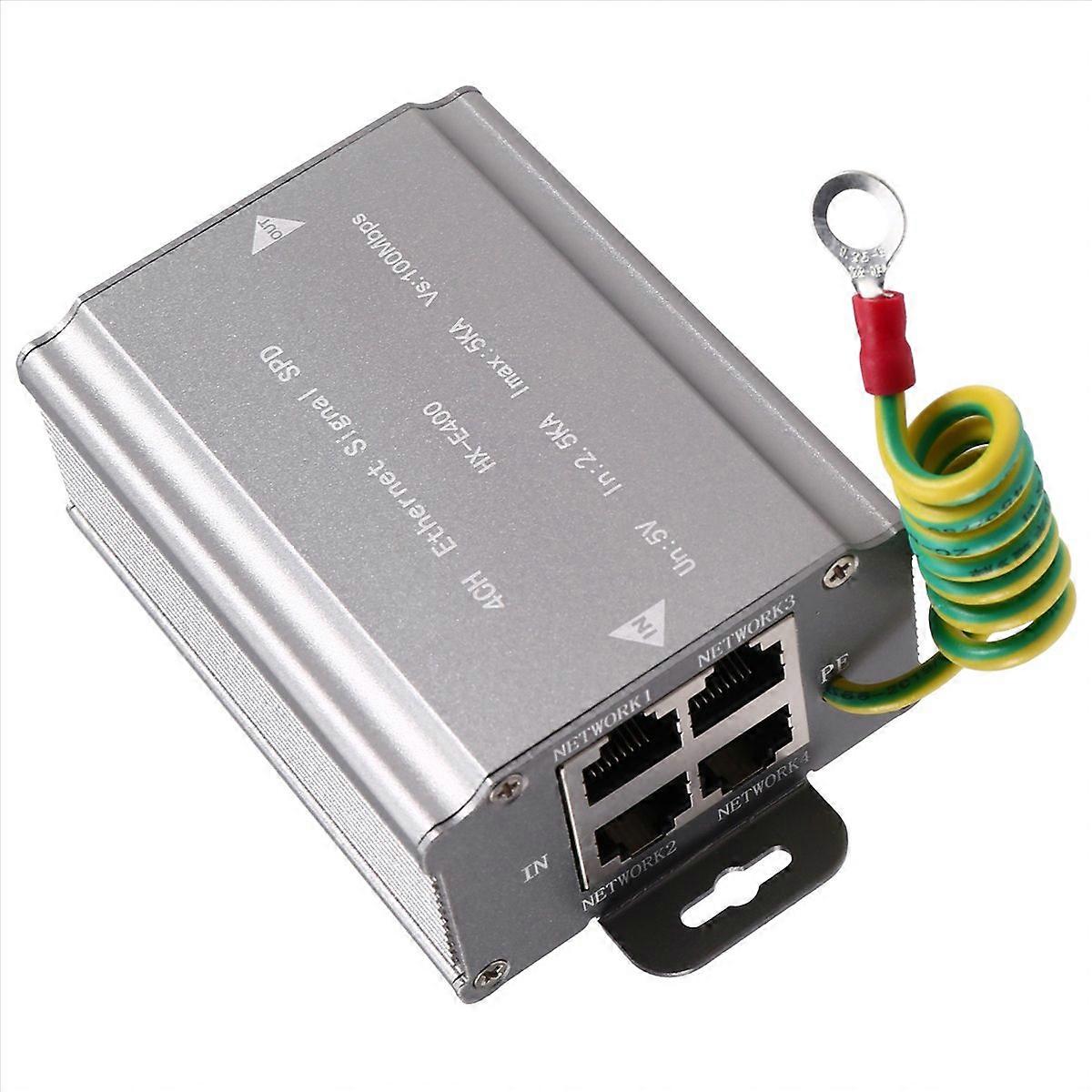 4 Ports 100M Network Cable Signal -Arrester