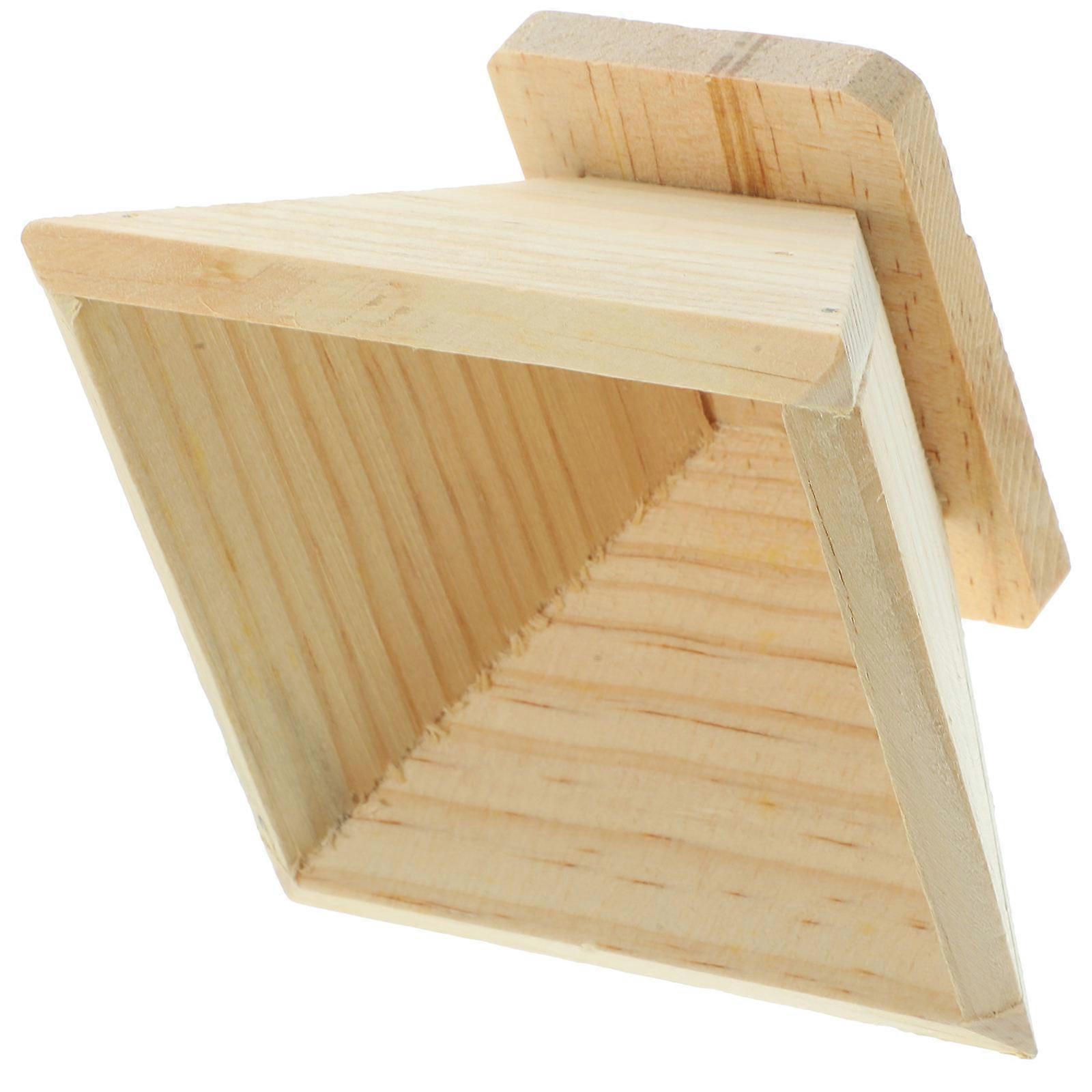 Wood Zongzi Mold Quadrangular Rice Mold for Kitchen Use 1Pcs