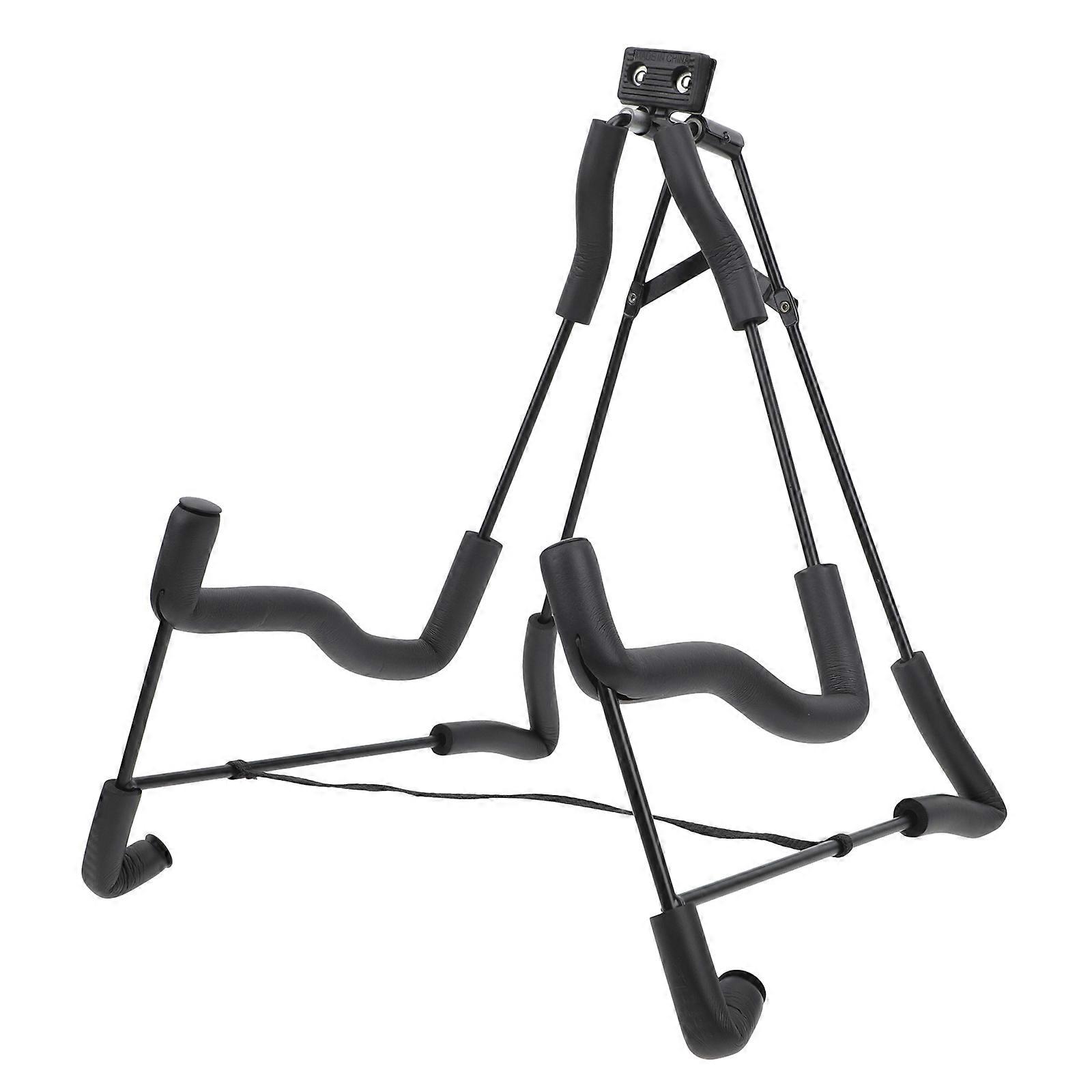 Iron Guitar Rack A Shape Holder for 2Pcs Folding Bass Support Rack