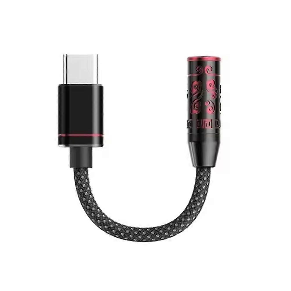 USB AMP Type-C to 3.5mm Earphone Adapter USB-C Cable DSD Decoder for Android TC 3.5mm Decoder B