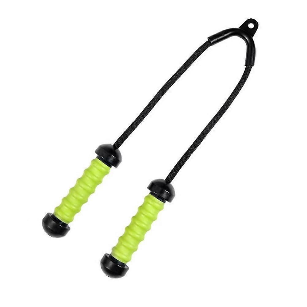Cable Machine Handle Lat Pulldown Attachment with Ergonomic NonSlip Grip for Triceps and Back Workout Green