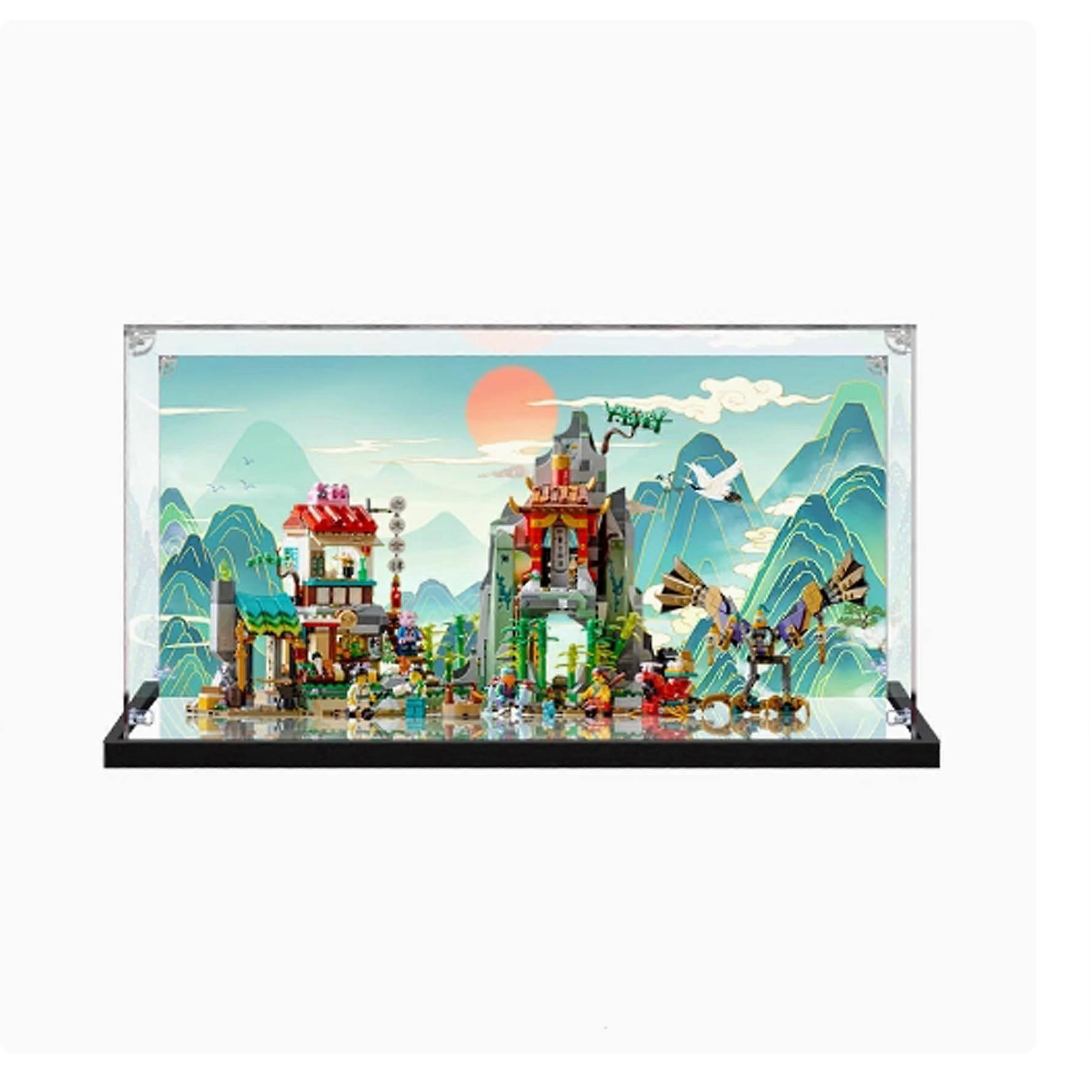 Acrylic Display Box for  80044 Warrior Squad Model, Clear Stackable Case with Impact Protection