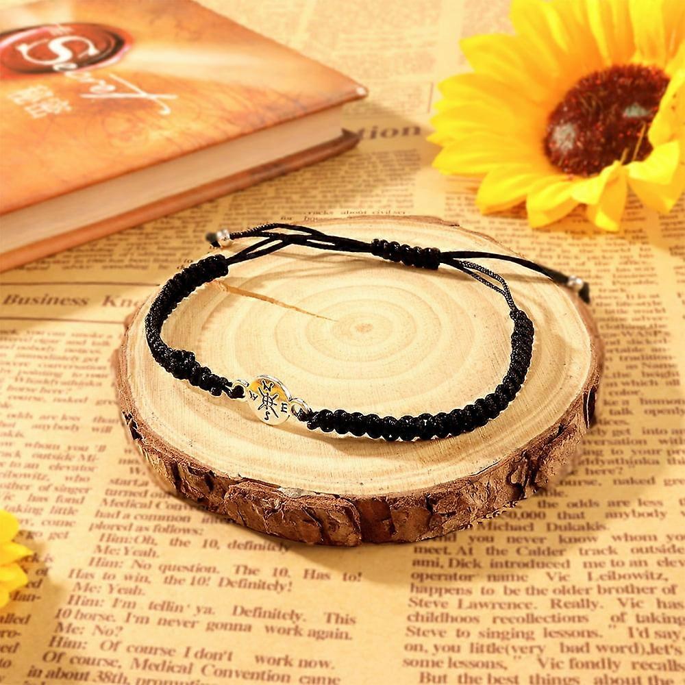 Bracelet Compass Braided Graduation Couple Creative/Flat payment