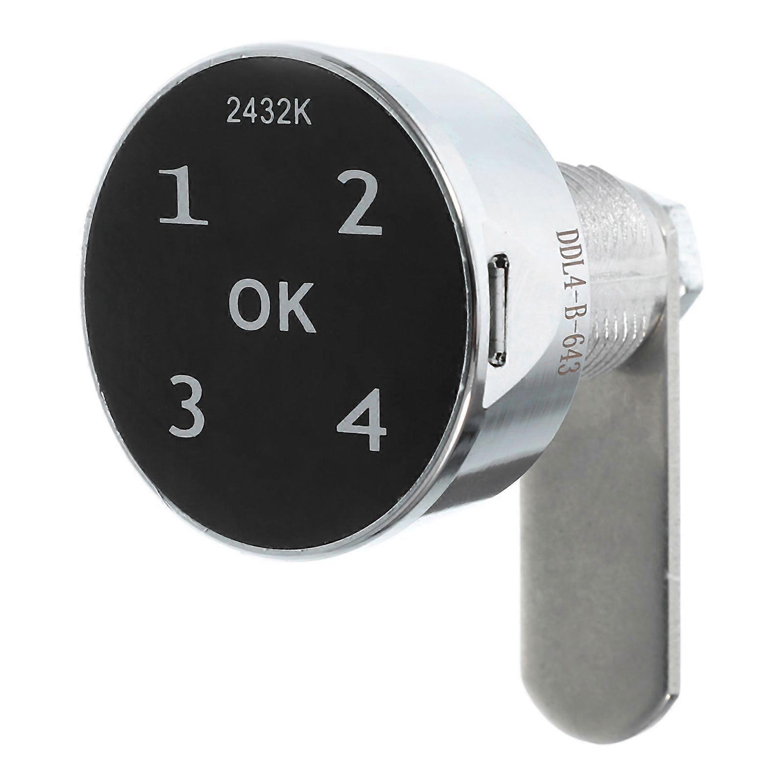 4pcs Electronic Cabinet Lock Touch Screen Digital Lock Digital Electronic Coded Lock