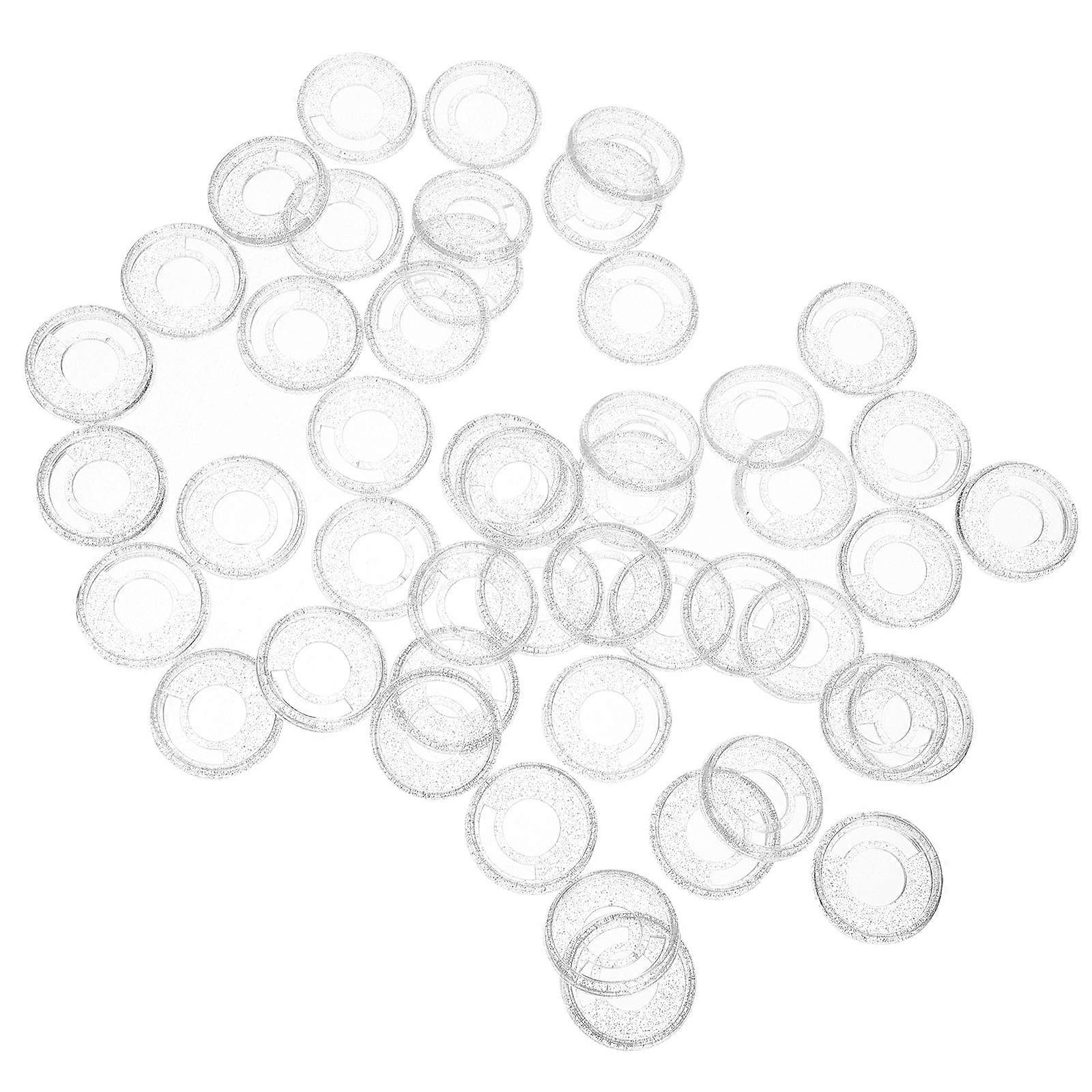 Plastic Loose Leaf Binder Discs for Planner and Notebook Binding 150 Pieces