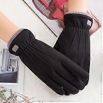 Women's Winter Warm Touchscreen Gloves with Soft Elastic Lining, Texting Glove, Black