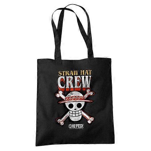 One Piece Straw Hat Logo Tote Bag