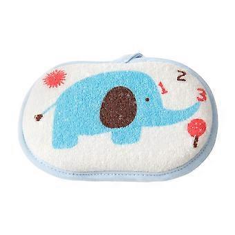 Cartoon Kids Sponge Elephant Design for Bathing Use 9Pcs Pack