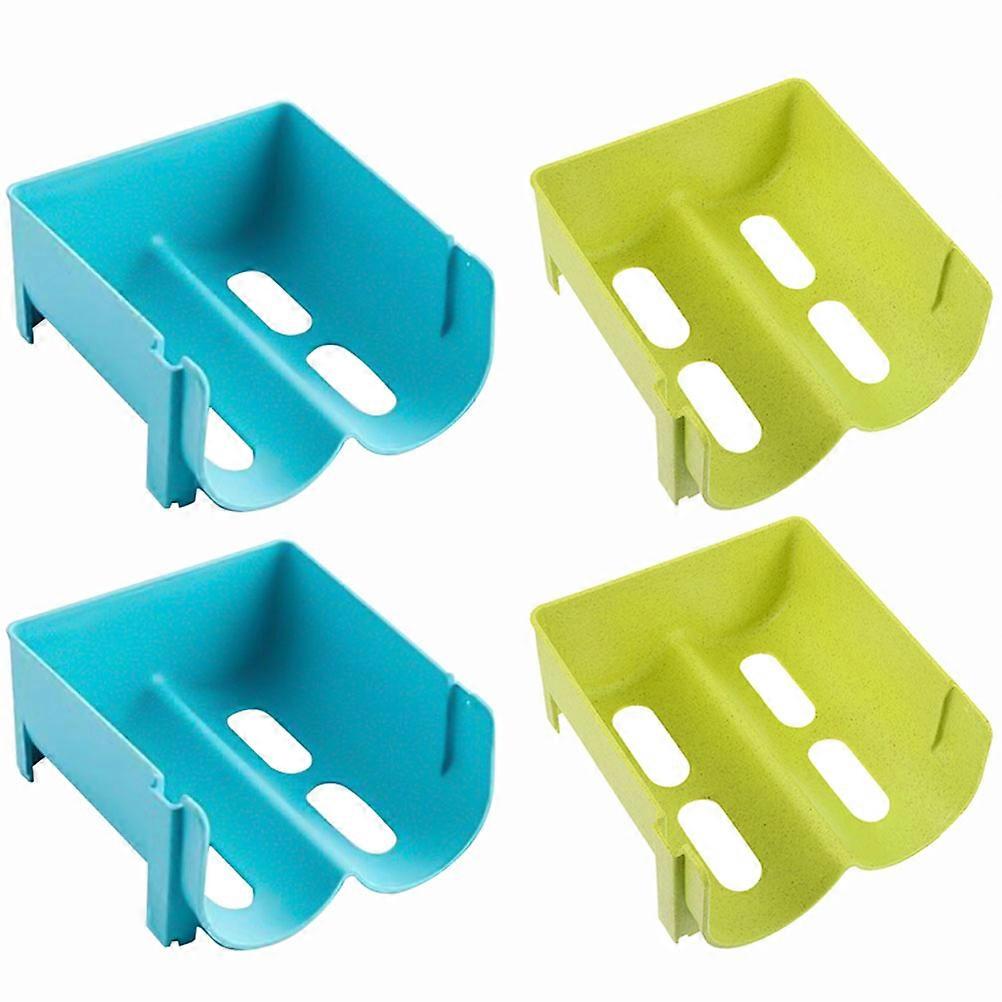 Refrigerator Storage Box for Drink Organization 4Pcs Stackable Racks