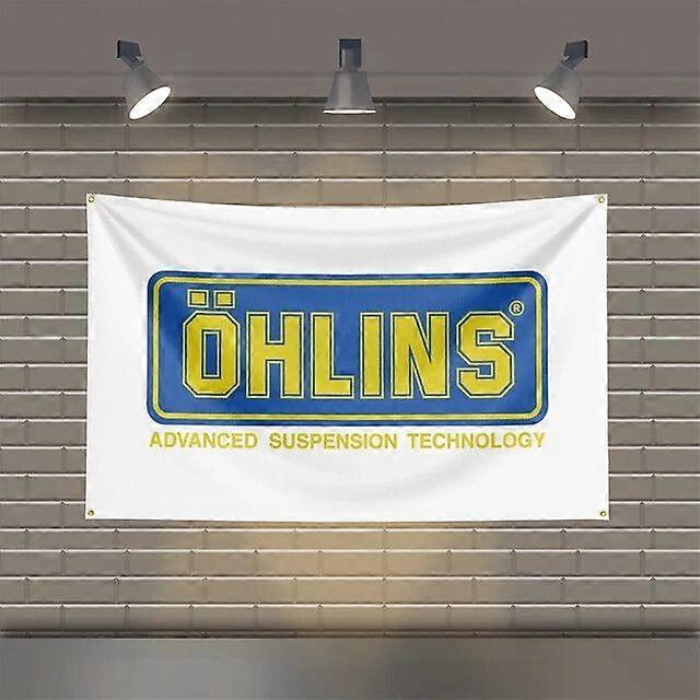 Ohlins Affjedringslogo Flag Y00950