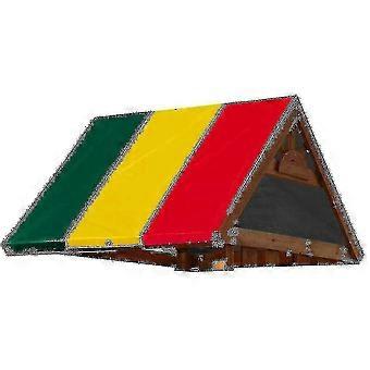 Replacement Canopy Tarp for Swing Sets 132x226cm Multi-Colour Green Yellow Red
