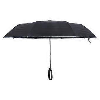 Ring Handle Umbrella Portable Thickened Hook Folding Sun And Rain Umbrella Heavy Duty Folding Umbrella Windproof Umbrella For Outdoor Activities