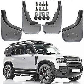 GET IT 4x Mudflaps Mud Flaps Splash Car Fender Mudguard Front & Rear compatible Land Rover Defender L663 2020-2022 Accessories Protector Cover