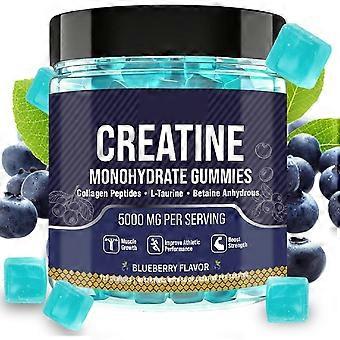 120-Count Creatine Gummies for Sports Enthusiasts, Natural Energy Gummies for Muscle Support, Easy to Carry