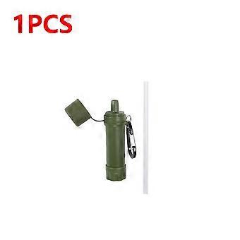 2/1PCS Drinking Water Filtration Purifier Portable Survival Straw Water Filter Emergency Accessorie For Outdoor Climbing Camping