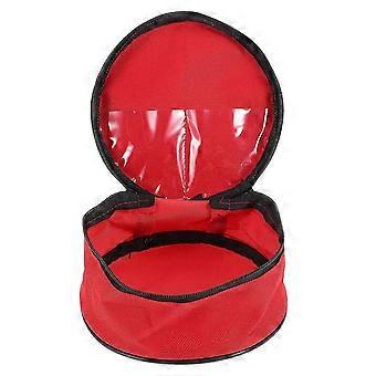 Round Outdoor Tableware Storage Pouch | Oxford Cloth | 5.31X5.31X2.75in | 1Pcs For Picnic Camping