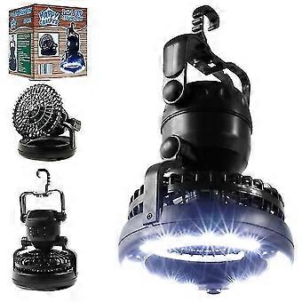 Tent Lantern Ceiling Fan Camping Emergency Lamp Hanging Led Light