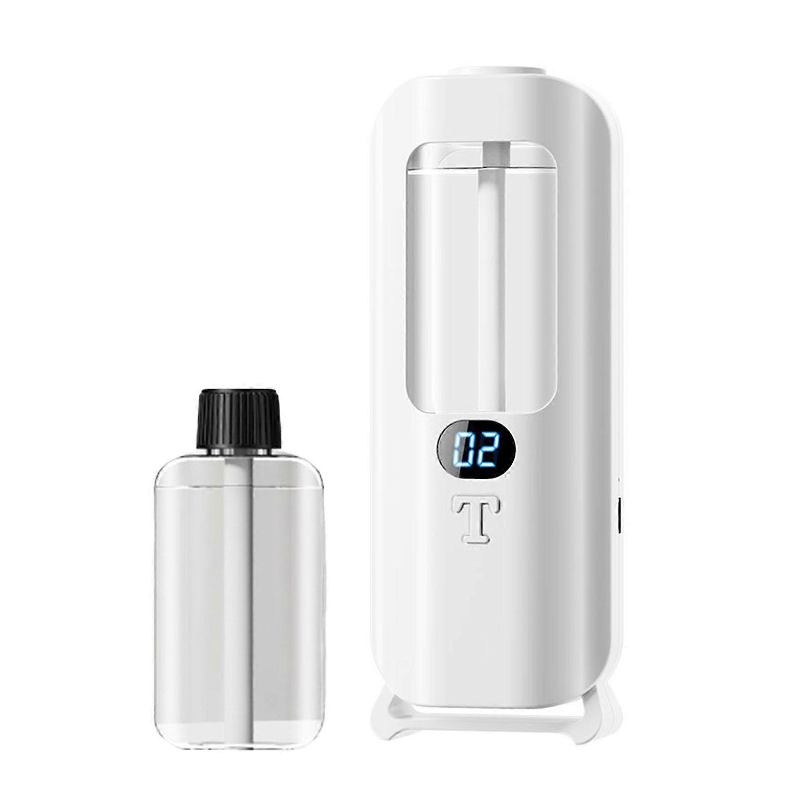 Jikaix Rechargeable Aromatic Dispenser Essential Oil Diffuser with Light Timer Function 5 Modes Wall Mount Aromatherapy Machine