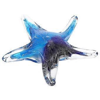 Exquisite Glass Sea Star Decor Creative Glass Desktop Adornment Star fish Decor