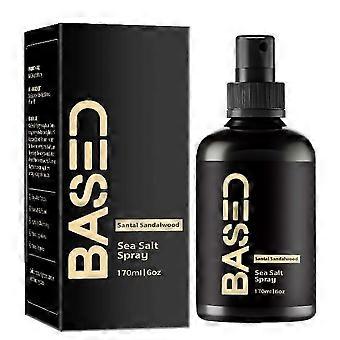 Spray de sal marinho para dar volume aos cabelos, spray texturizante e fortalecedor de 170 ml com vitamina B5 e algas marinhas