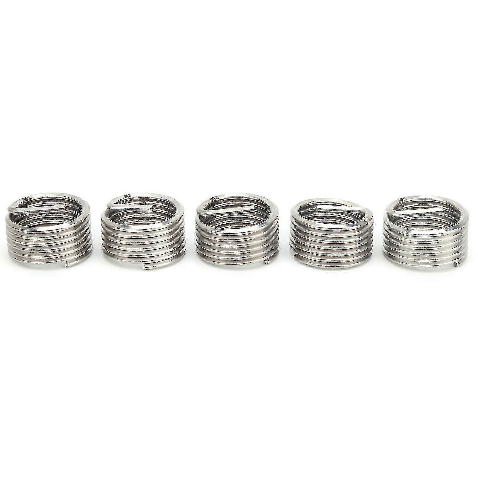 5Pcs Wire Thread Insert Threaded Bushing Socket Screw Hole Repair Protection Tool M22x2.5x1D