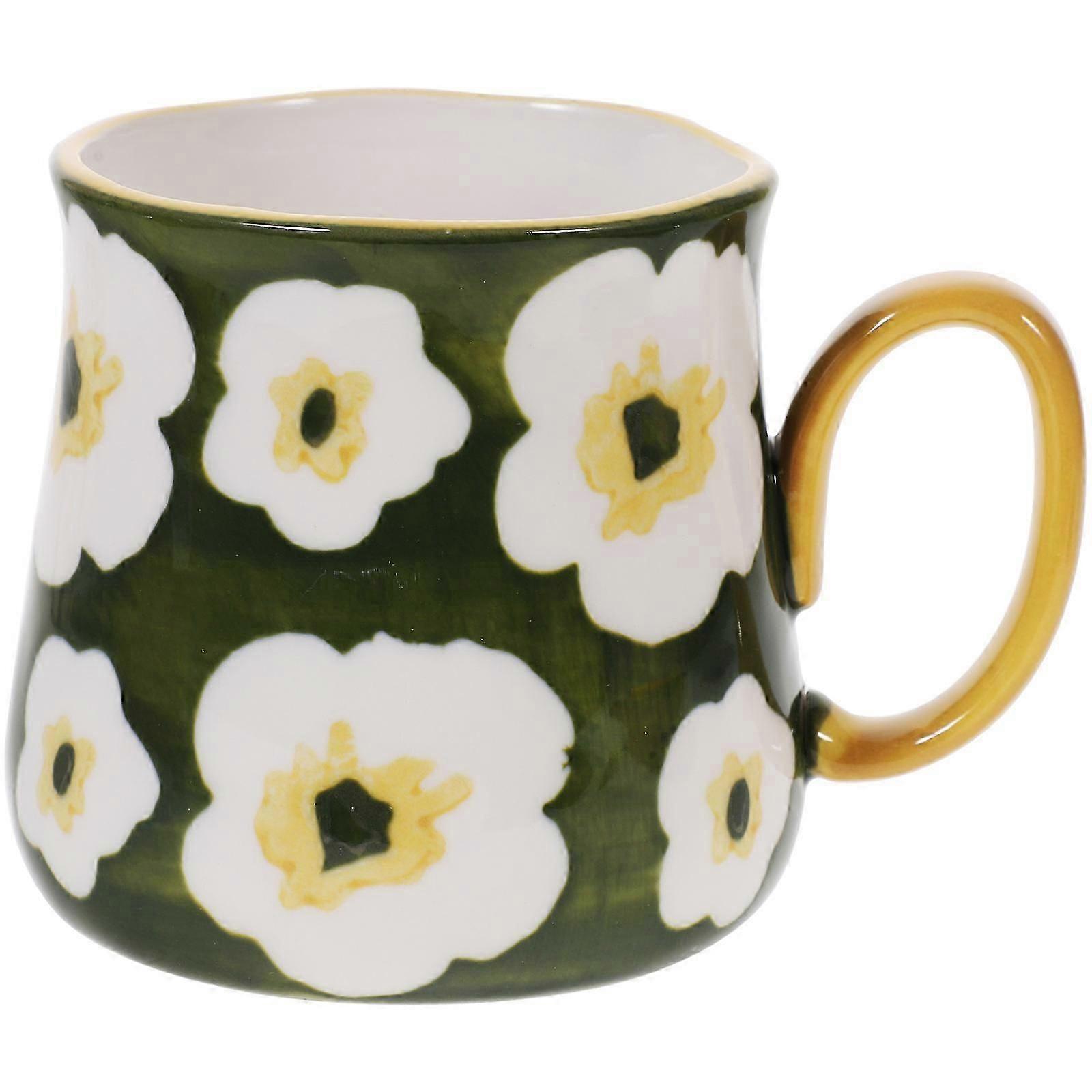 Ceramic Water Cup for Handheld Drinking Assorted Color