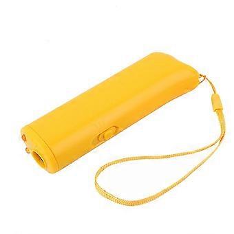 Pet Dog Repeller Anti Barking Stop Bark Training Device Trainer LED Ultralyd 3 i 1 Anti Barking Ultralyd Uden Batteri
