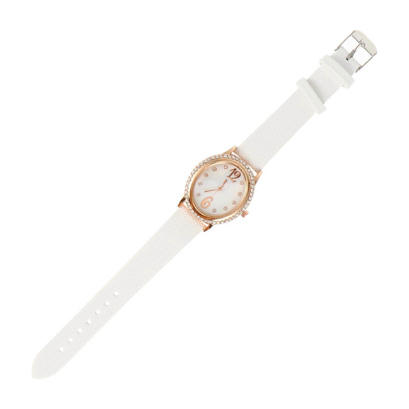 Quartz 's Wristwatch with Strap Oval Shape