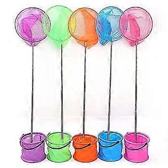US Telescopic Butterfly Nets - Great for Catching Insects Bugs Fishing - Outdoor Toy for Kids Playing - Extendable