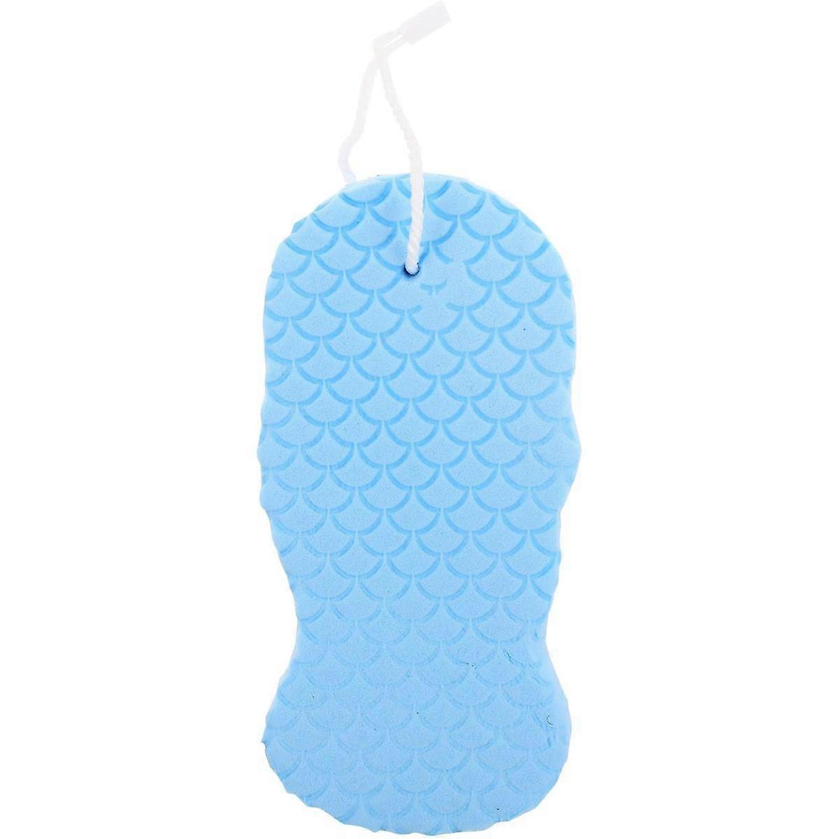 Soft Embossed Body Sponge for Sensitive Skin Bathing Blue Bathing Sponge