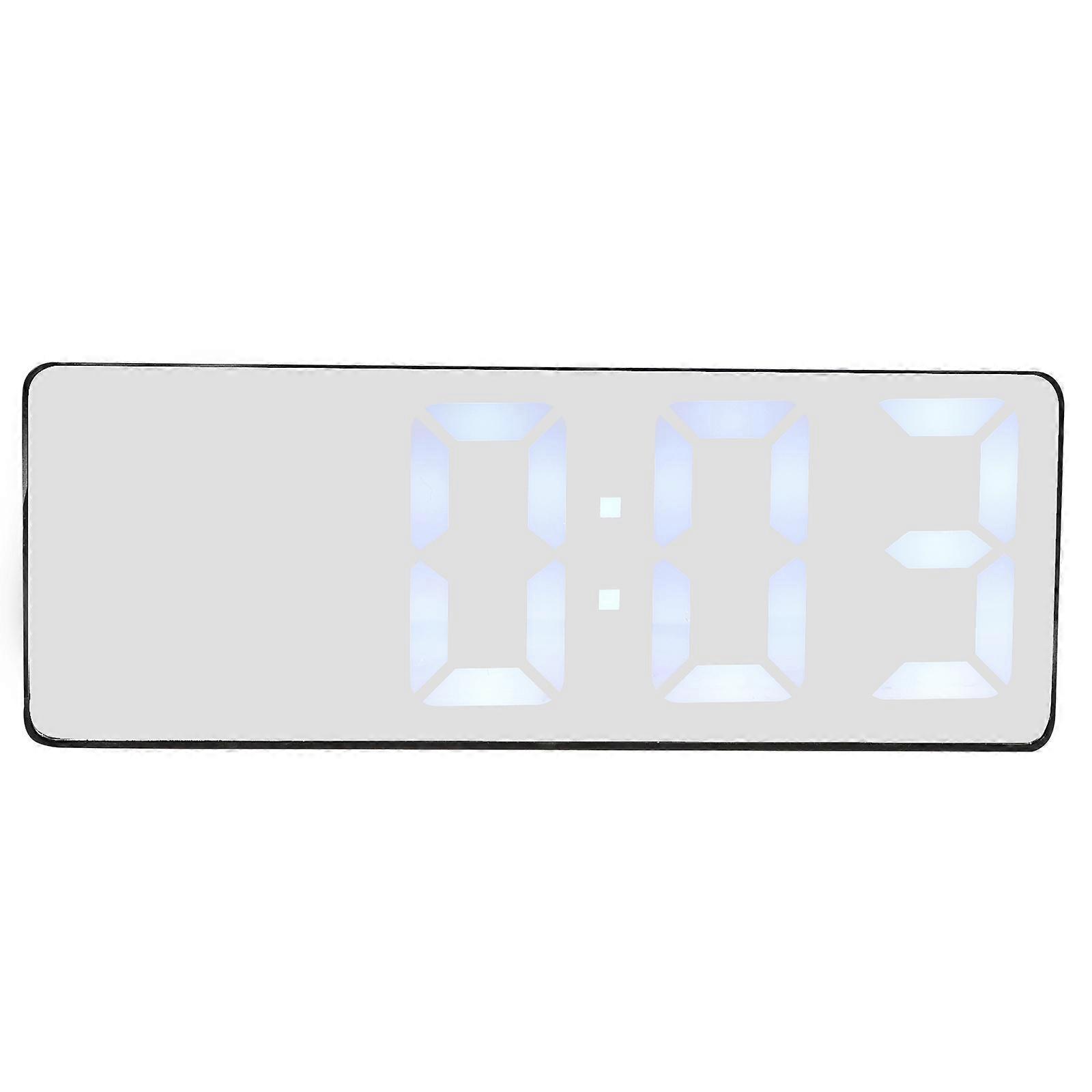 Digital Alarm Clock Large Screen with Temperature Display USB Powered