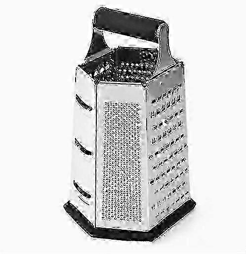 6 Sided Box Grater, One size, Black