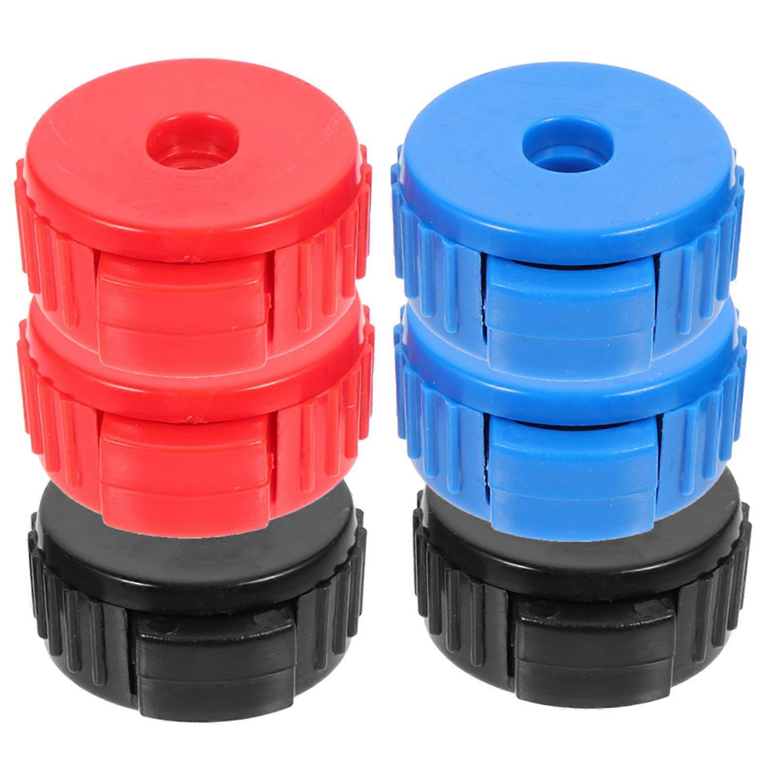 6pcs Plastic Drum Quick Nuts Cymbal Nuts Quick Release Drum Accessories Kit