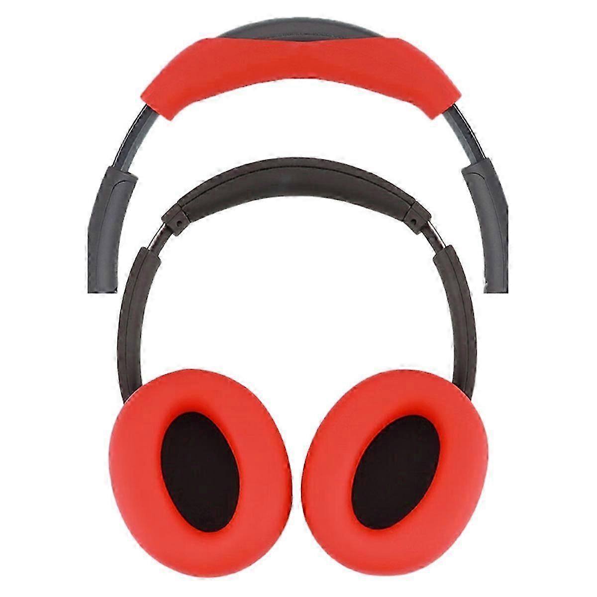 Comfortable ear cushions for WH-CH720N in red