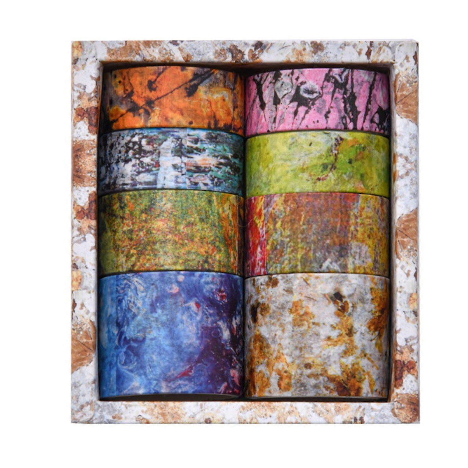8pcs Landscape Tent stickers - boxed