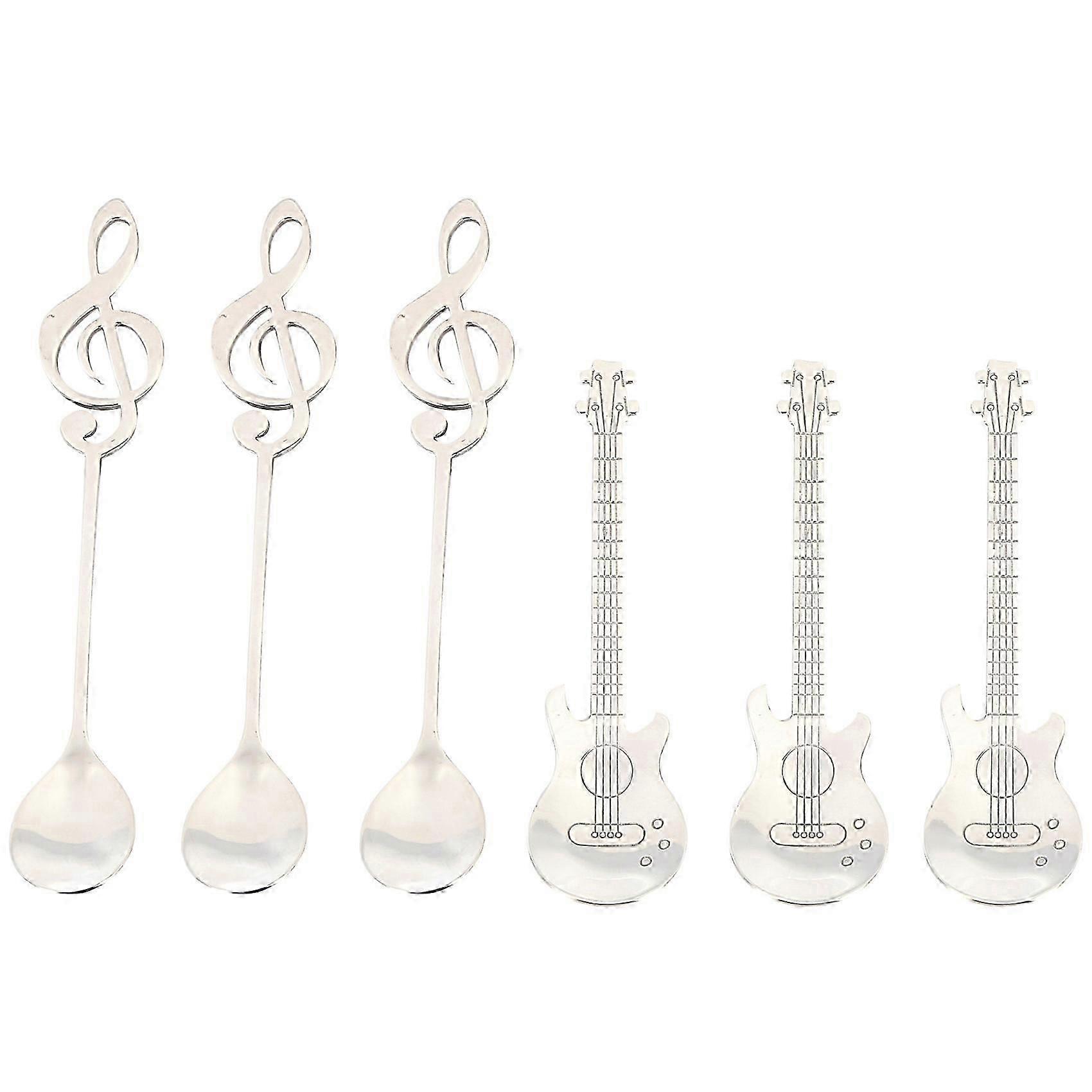 6 Pack, Coffee Spoons, Stainless SteelLJJ