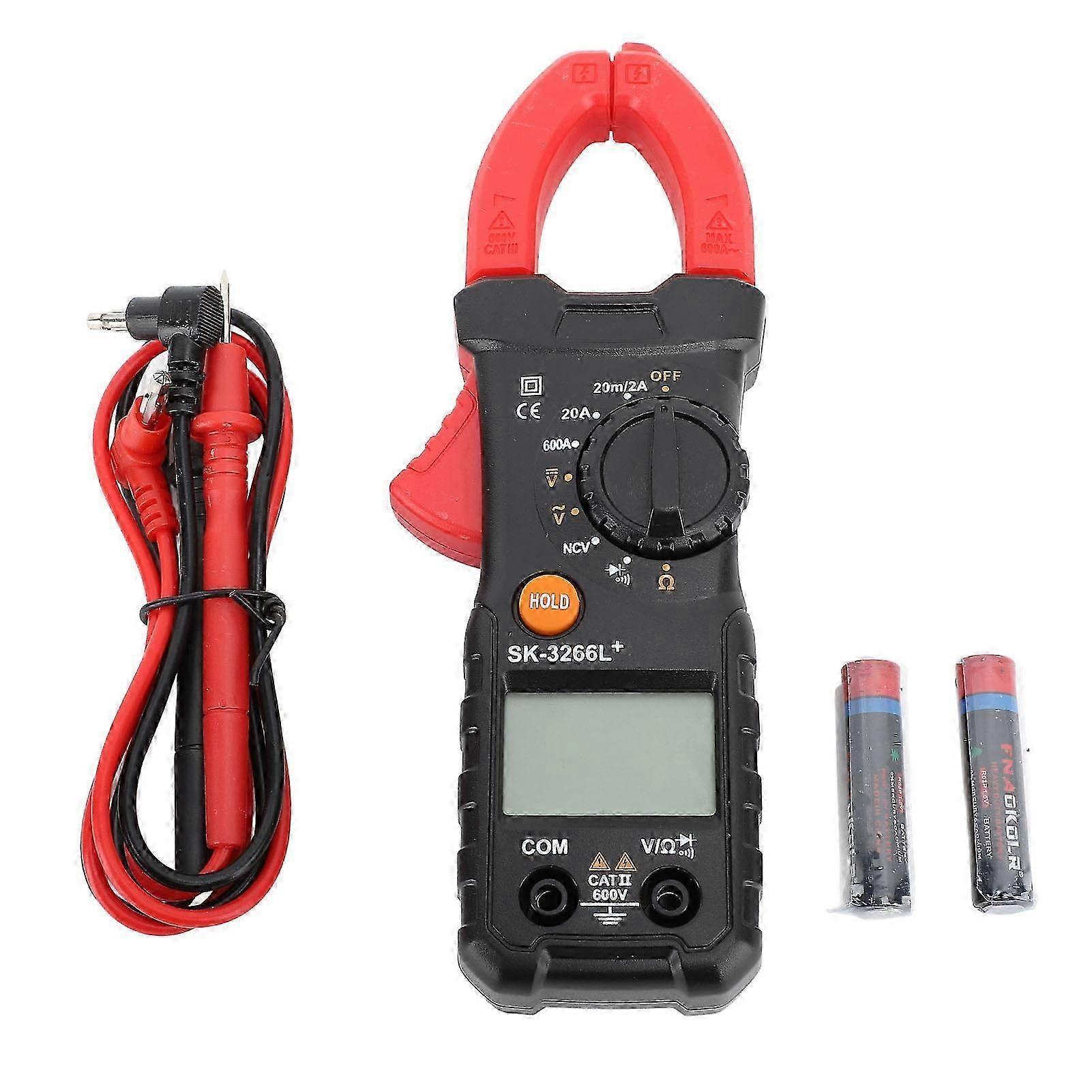 Digital Multifunctional Automatic Range Clamp Meter with High Accuracy Smart Voltage, Current & Resistance Testing