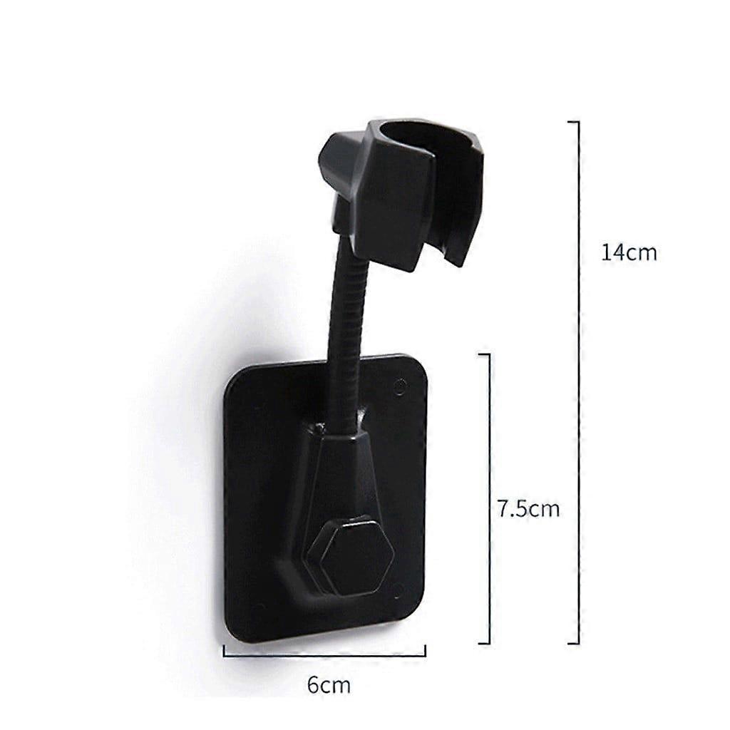 self-adhesive wall-mounted multifunctional universal adjustment shower bracket black