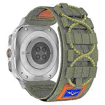 Type C Nylon Watch Strap for a 47mm Smartwatch - Braided Rope Design