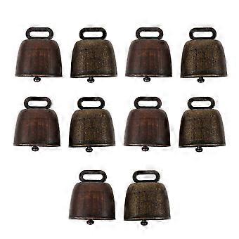 Iron Farming Bells compatible with Pet Collar Ornaments Decoration 10Pcs