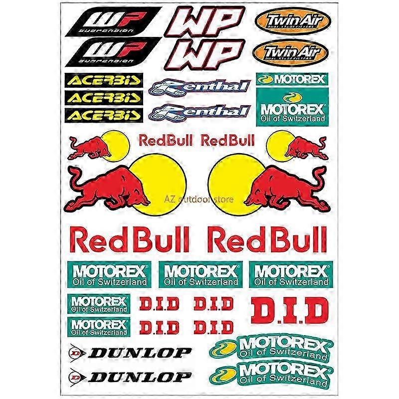 Vinyl Motorcycle Sticker Kit 33Pcs