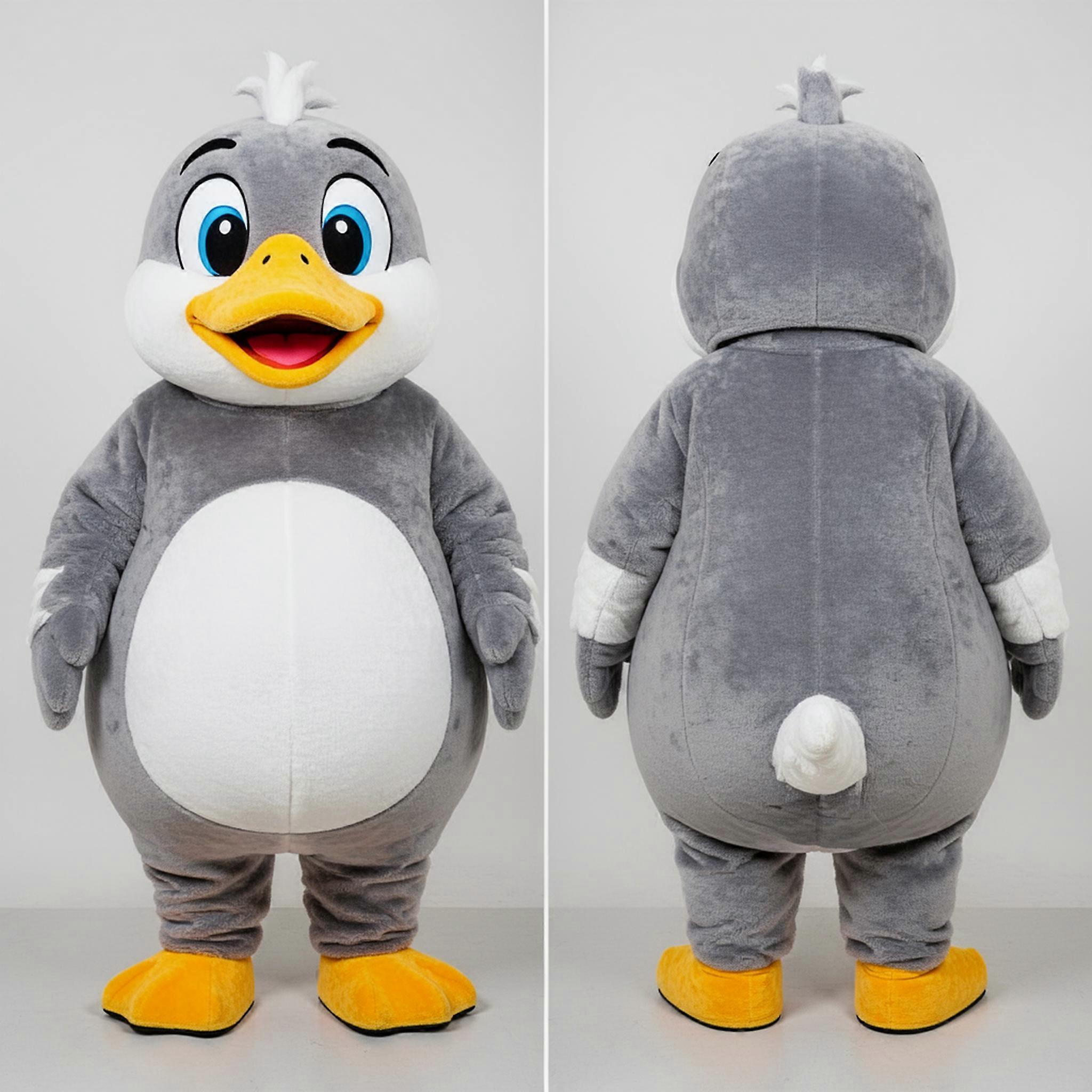 MASTICOT Navy Chubby Geese Mascot