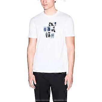 Armani Exchange AF10358 Mens T Shirts Crew Neck Graphic Print Cotton Summer Tee